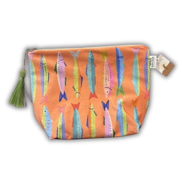 Make Up Bag | Velvet | Praia | Cascais Sardines