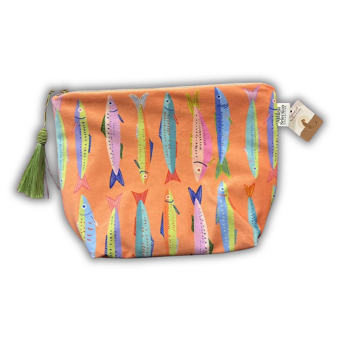 Make Up Bag | Velvet | Praia | Cascais Sardines