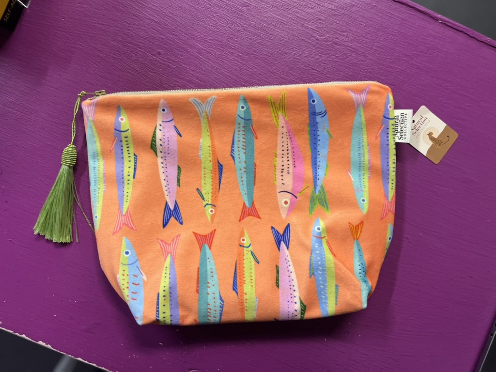Make Up Bag | Velvet | Praia | Cascais Sardines