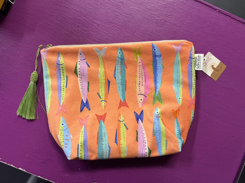 Make Up Bag | Velvet | Praia | Cascais Sardines