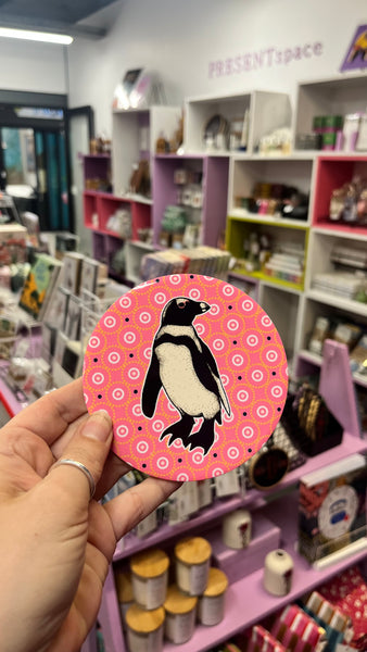 Ceramic Coaster | Set of 4 | Penguins