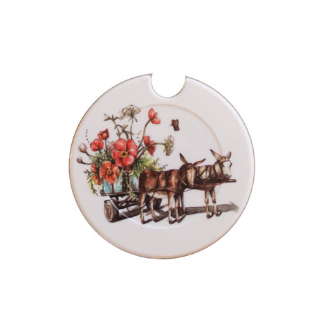 License disk Donkey cart