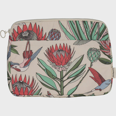 Ipad Sleeves (11 inch) / Bloom (Red on Cream)