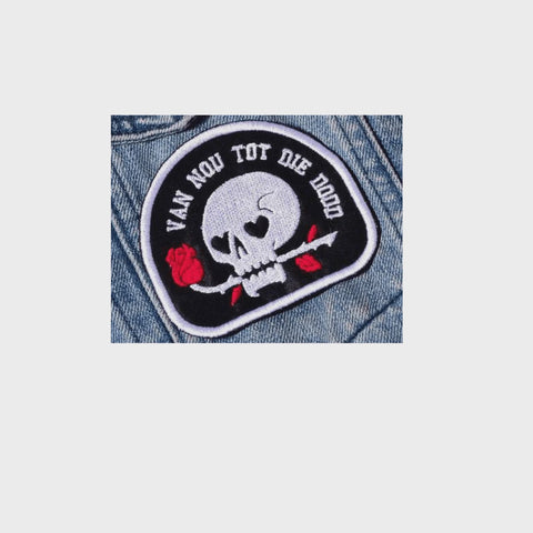 Embroidery Patche Van nou tot die Dood