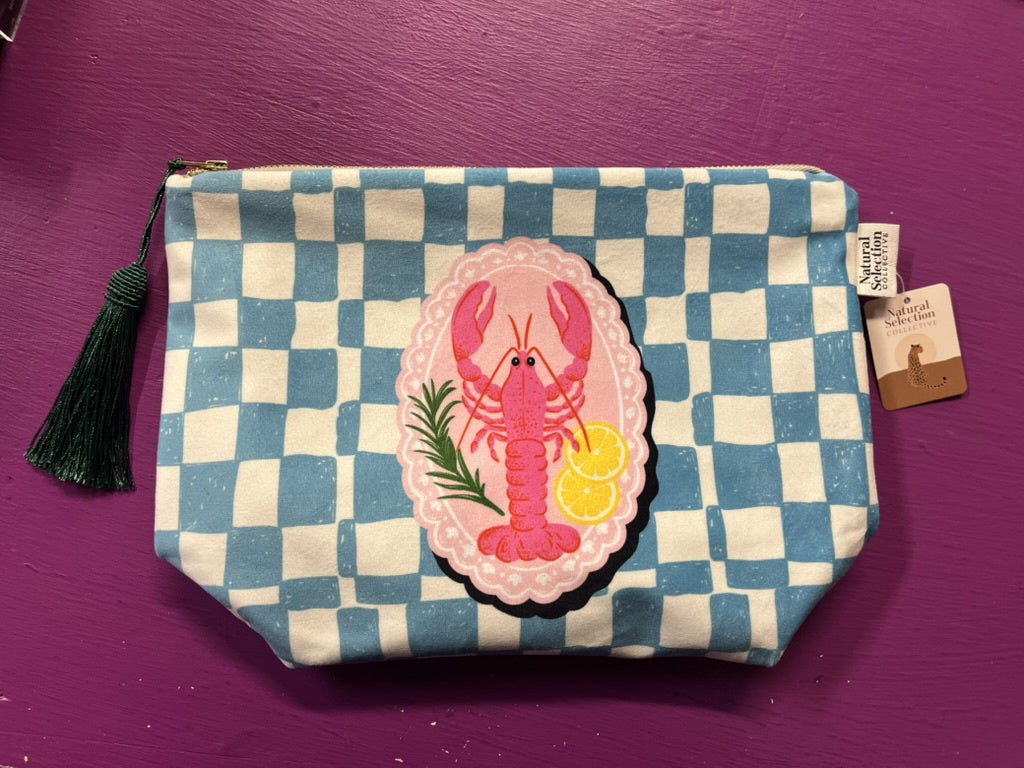 Make Up Bag | Velvet | Praia | Skopelos Lobster