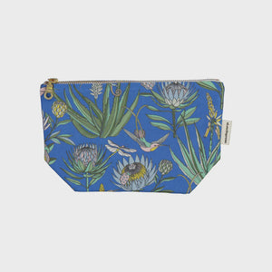 Pouches (Makeup) / Bloom (Sky Blue on Blue)