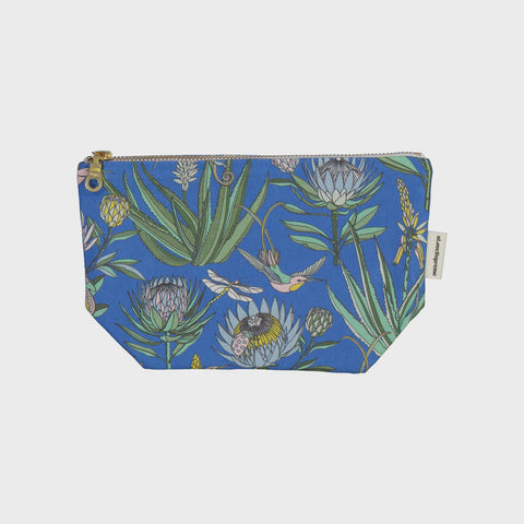 Pouches (Makeup) / Bloom (Sky Blue on Blue)