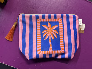 Make Up Bag | Velvet | Praia | Puglia Palm