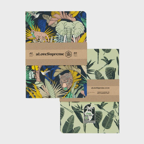 A5 Doodle Books (Blank) / Wild At Heart Designs (Assorted)