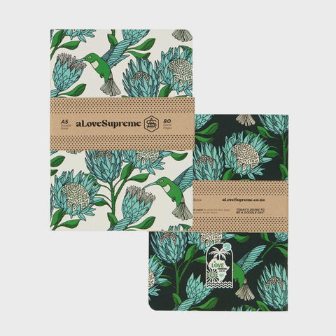 A5 Doodle Books (Blank) / Classic Protea Designs (Assorted)