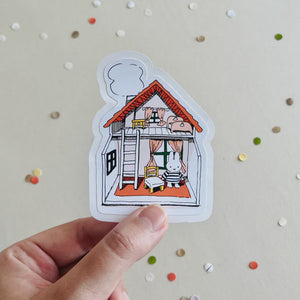 Stickers Miffy house