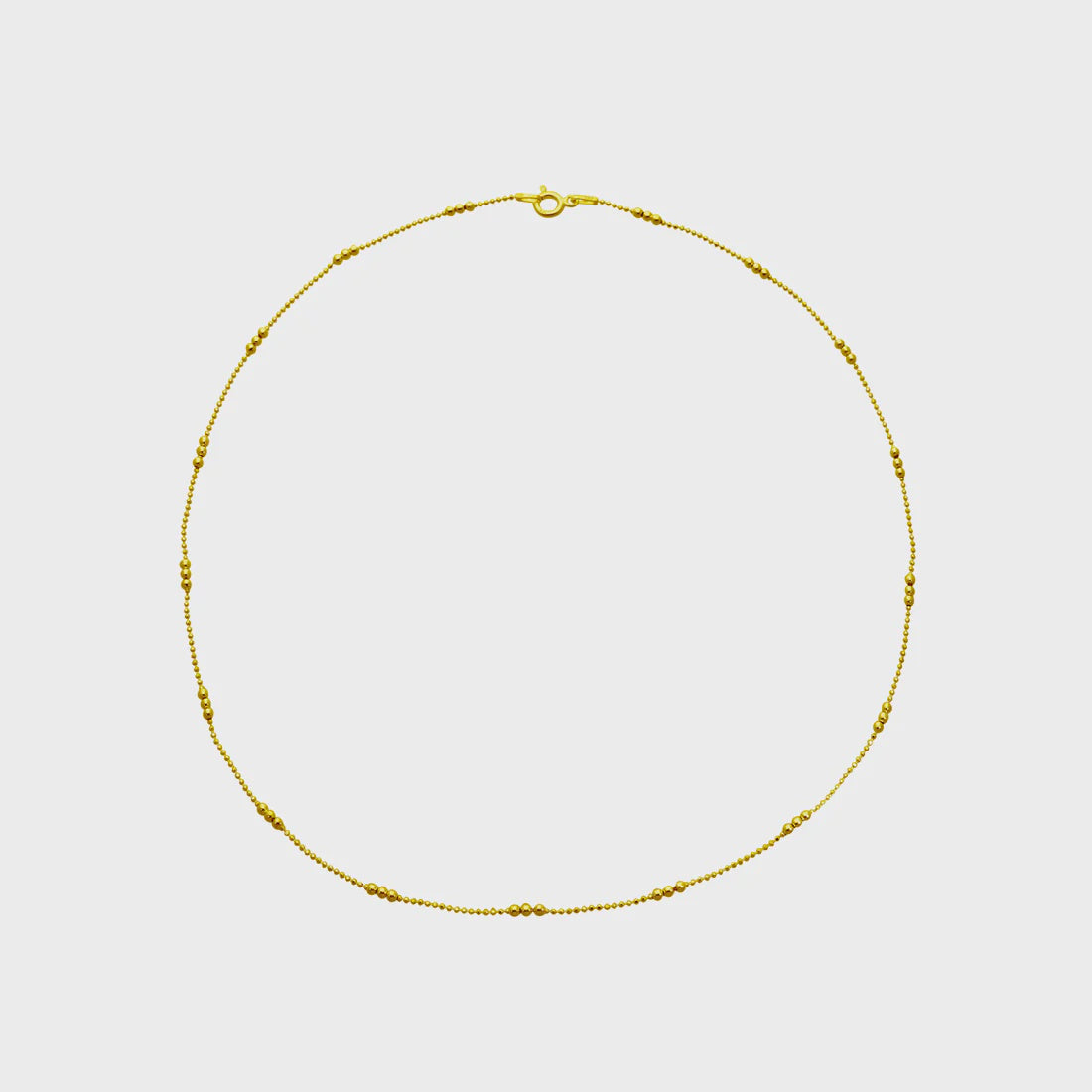 Necklace 3 dot chain gold