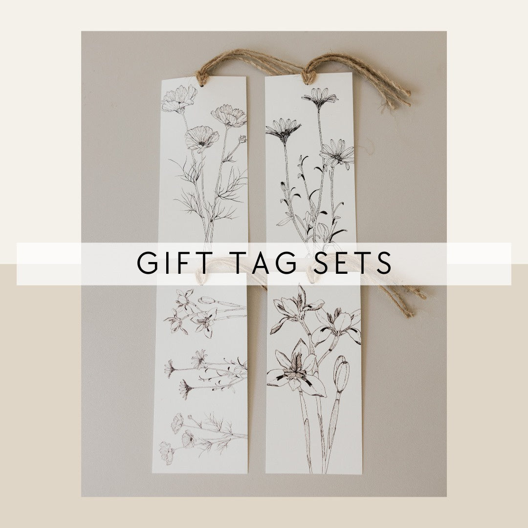 Gift Tag Set Floral