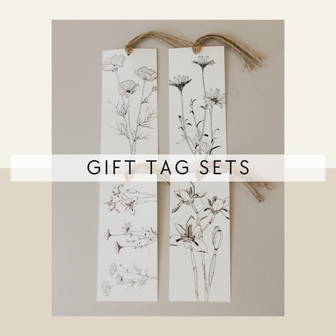 Gift Tag Set Floral
