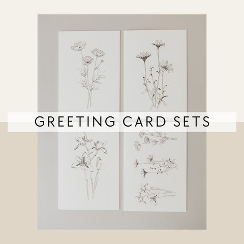 Greeting Card Set Floral