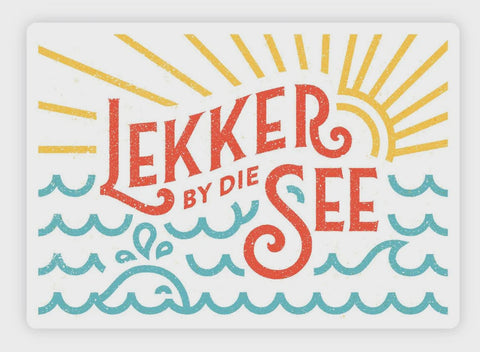 Postcard Lekker by die See