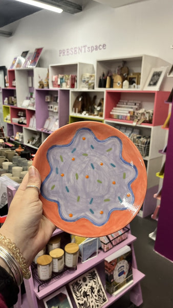 Side Plate | Coral Sprinkles