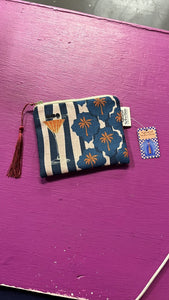 Coin Purse | Praia | Riviera Stripe