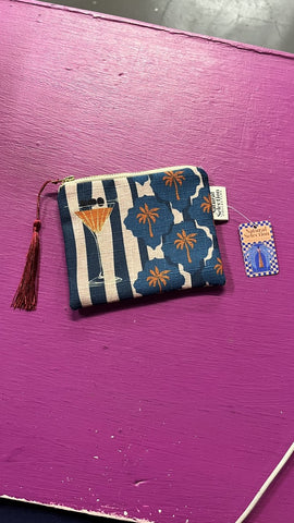 Coin Purse | Praia | Riviera Stripe