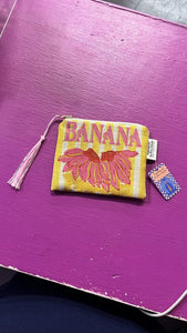 Coin Purse | Praia | Banana Stripe
