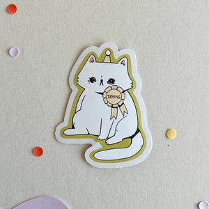 Stickers Trying cat