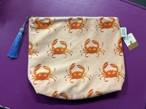 Make Up Bag Velvet | Cape Paradise | Sand Crab