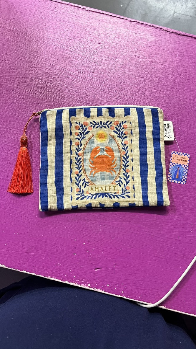 Make Up Bag | Praia | Amalfi Crab