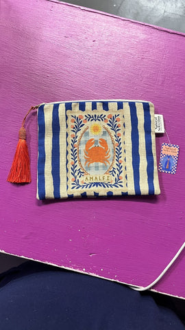 Make Up Bag | Praia | Amalfi Crab