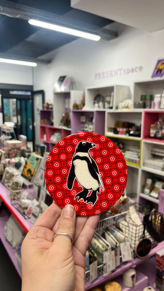 Ceramic Coaster | Set of 4 | Penguins