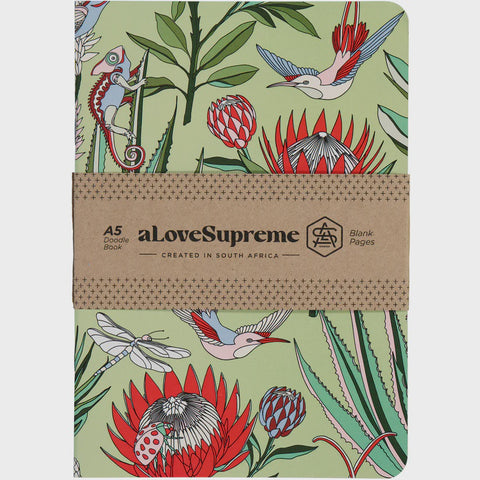 A5 Doodle Books (Blank) / Bloom Designs (Assorted)