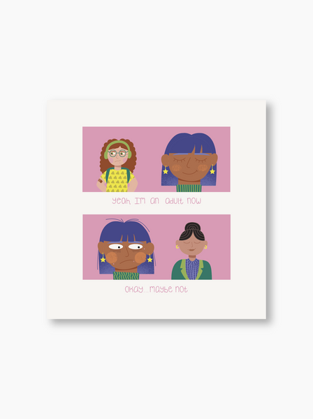 Print | 20x20cm | Adult Yet?