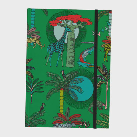 A5 Books (Lined) / Animal Kingdom (Green)