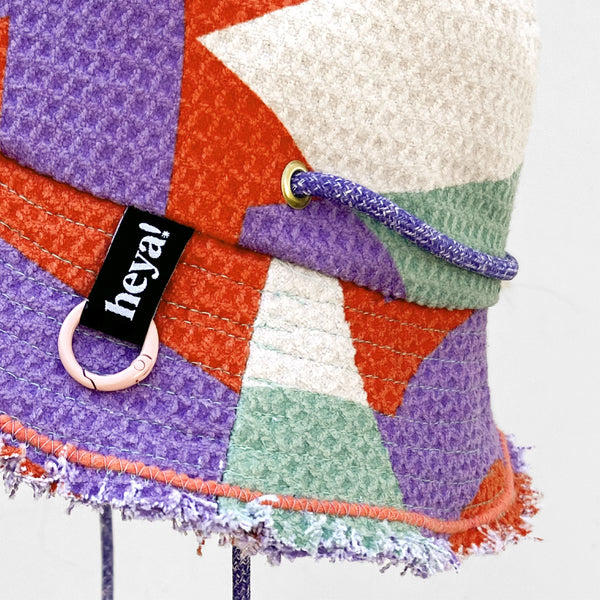 Microfibre Bucket Hat | Medium | Purple