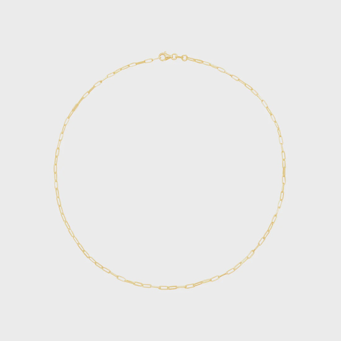 Necklace classic chain gold 50cm