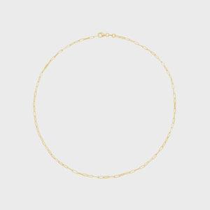 Necklace classic chain gold 50cm
