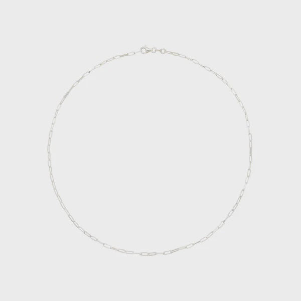 Necklace classic chain silver 45cm