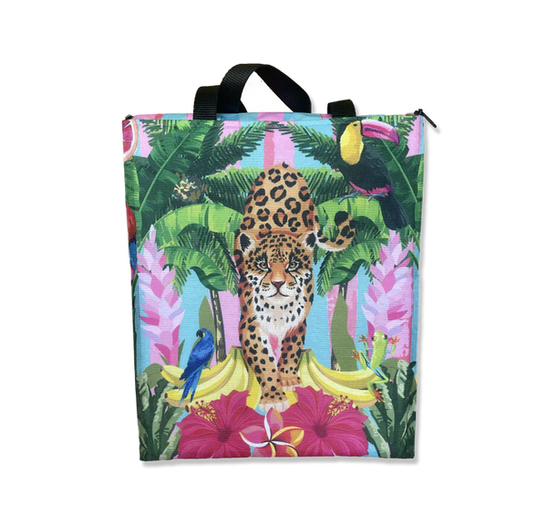Cooler Bag | Lush Leopard Paradise