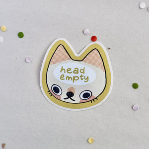 Stickers Head empty