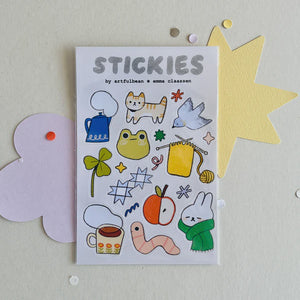 Stickers Colourful sheet
