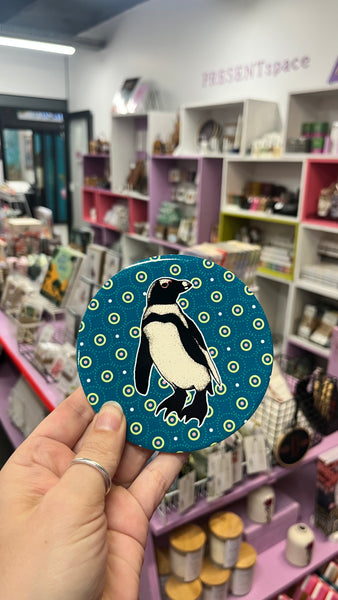 Ceramic Coaster | Set of 4 | Penguins