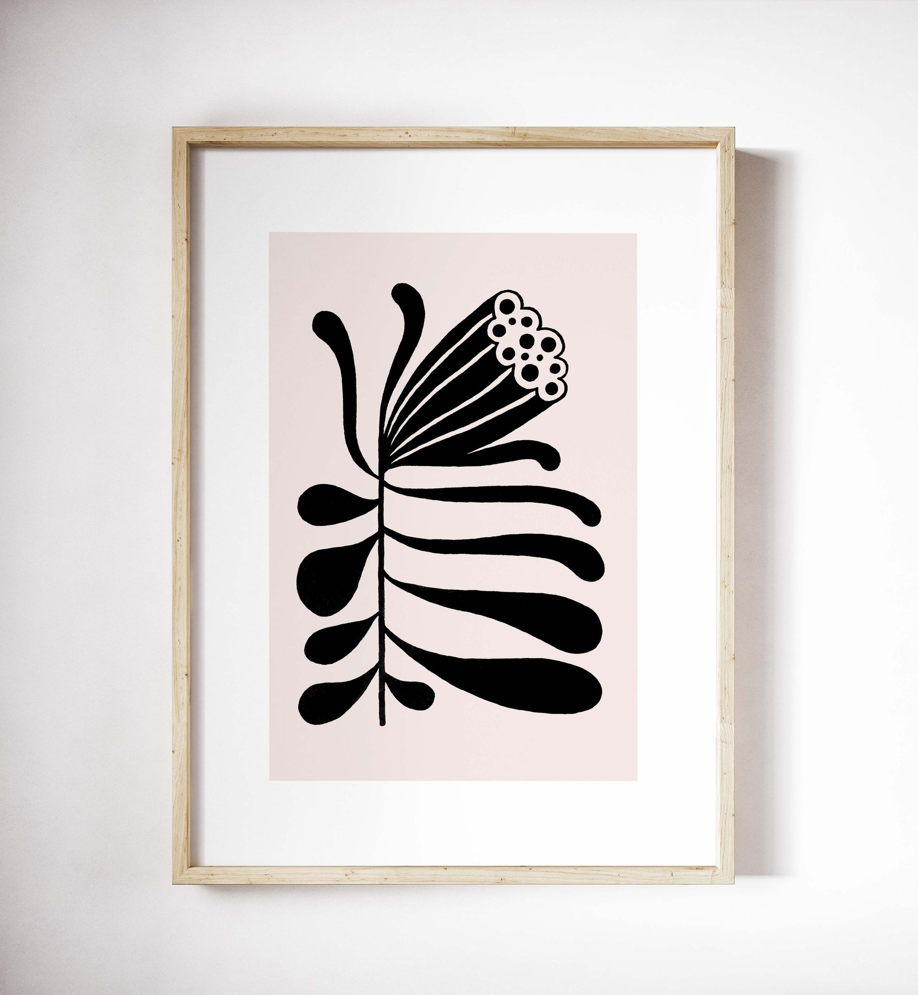 Print A4 Flora Range Pink 8
