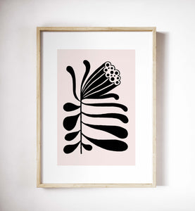 Print A4 Flora Range Pink 8