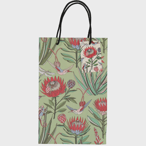 Gift Bags (Large) / Bloom (Red on Avocado)