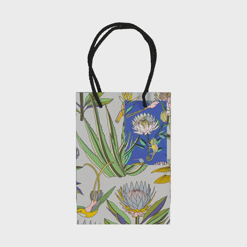 Gift Bags (Medium) / Bloom (Sky Blue on Light Blue)