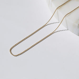 Necklace Gilt Ball Chains