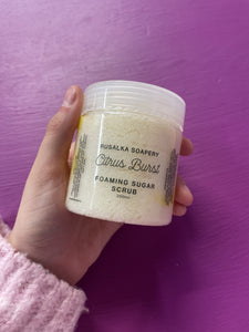Foaming Sugar Scrub Citrus Burst