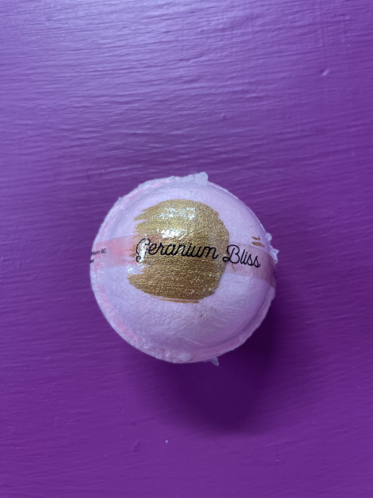 Bath Bomb Geranium Bliss