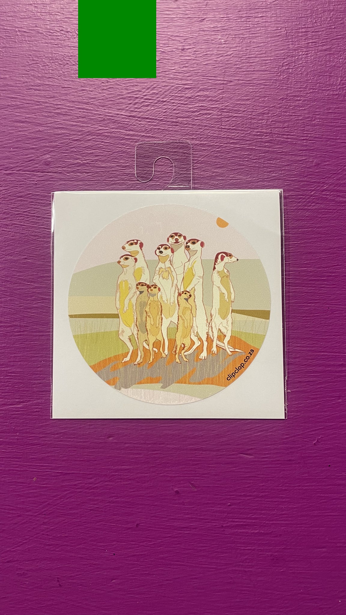 Sticker License Disc Meerkat