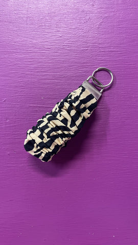 Scrunchie Keychain Zebra Cream