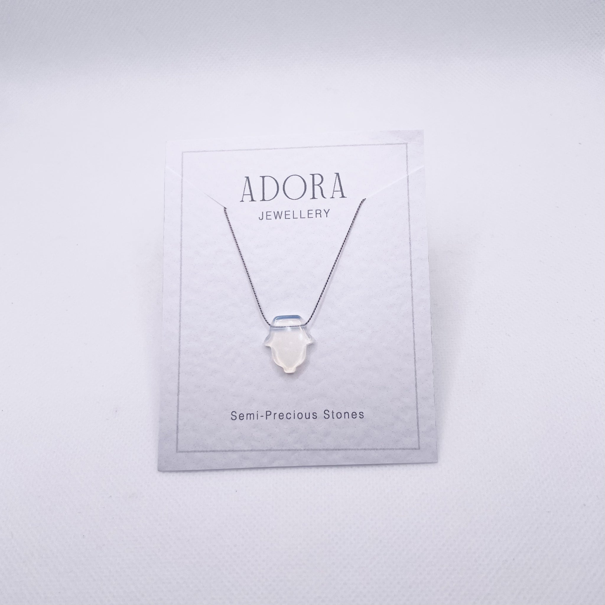 Necklace Silk Threads | Hamsa Opal